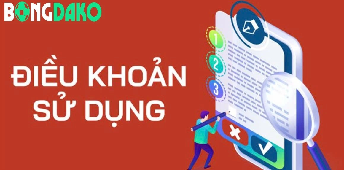 Các điều khoản sử dụng Bongdako của nhà cái